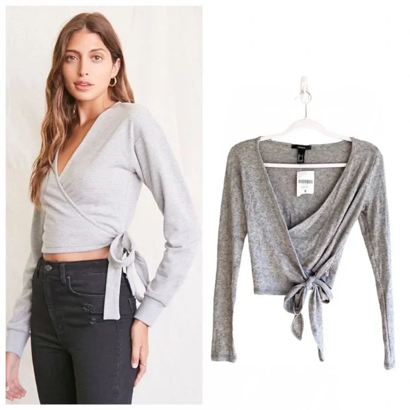 Forever 21 Tops New Forever2 Wrap Yoga Dance Balletcore Long